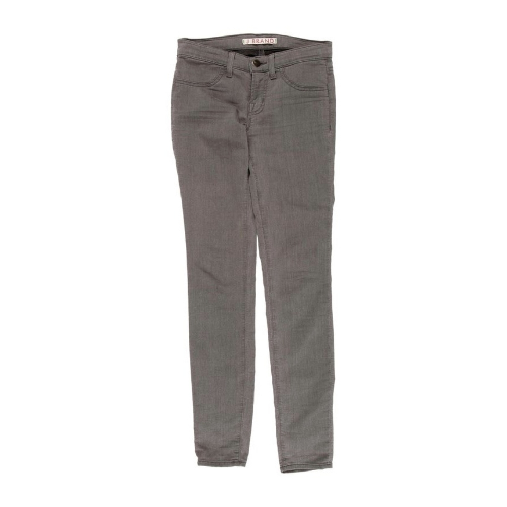 Grey Low Rise Skinny Jeans